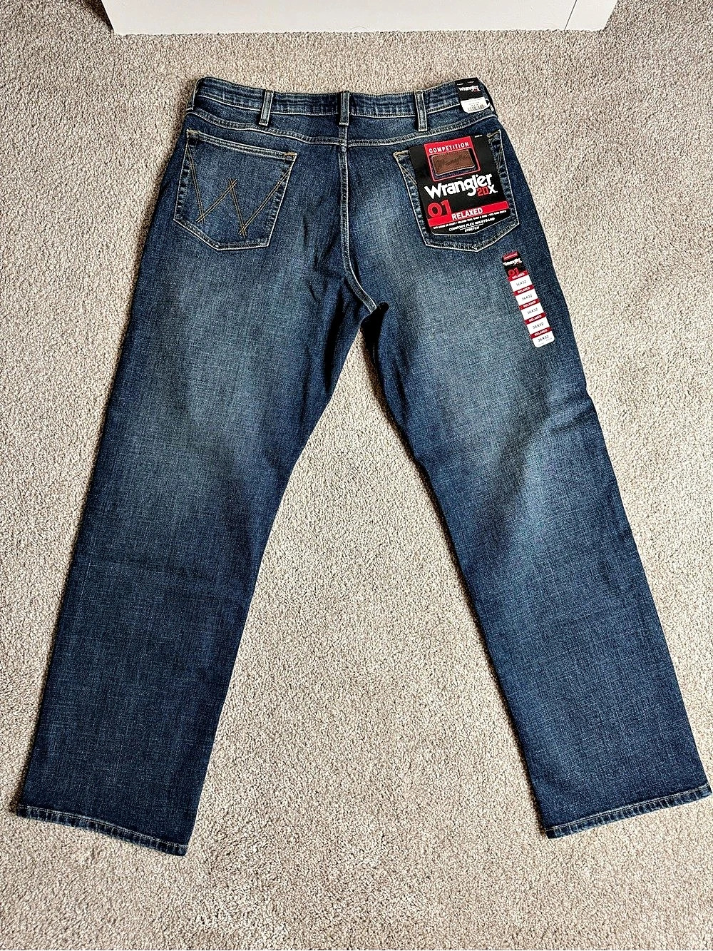 Wrangler 20X No. 01 Competition Relaxed Fit Jeans Waist 34x32